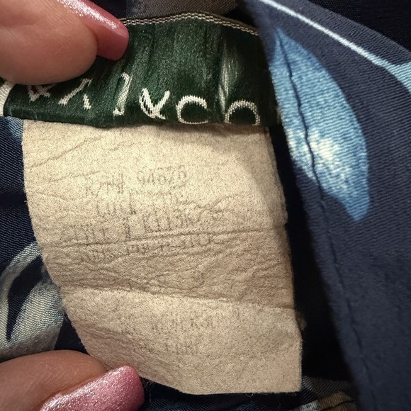 Vintage 90s Jay Jacobs dark blue floral circle mini skirt Small - Picture 7 of 8